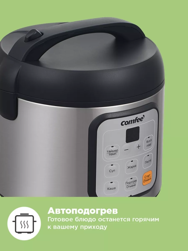 Мини мультиварка 2 литра CF-MC9502, мультиповар, таймер 24ч