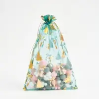 Мешочек подарочный органза &laquo;Новогоднее настроение&raquo;, 20 &times; 30 см