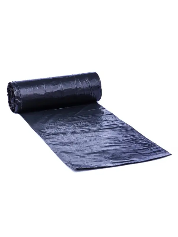 Мешки для мусора 180 л, ПВД, 20 мкм, 10 шт. в рулоне, чёрные