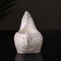 Кашпо "Лошадка с орнаментом" 8х9х6 см, перламутр