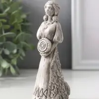 Фигура славянская богиня &laquo;Лада&raquo; 12&times;4.5&times;5 см, серая