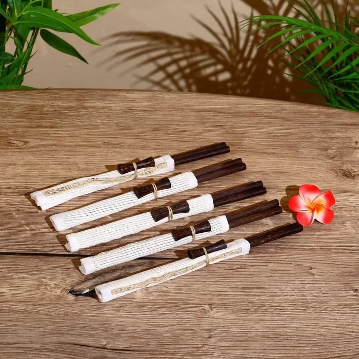 Палочки китайские "Сирень" 5 пар 25х10х2 см кокос, МИКС