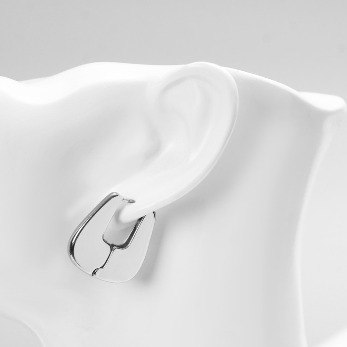 Серьги металл &laquo;Богема&raquo; вестница, цвет серебро