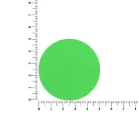 Наклейка тканевая Lunga Round, M, зеленый неон