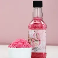 Соль для ванны во флаконе виски &laquo;8 марта&raquo;, 300 гр, аромат ягодный коктейль, Чистое счастье