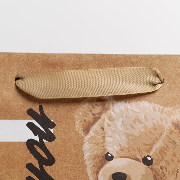 Пакет подарочный крафтовый вертикальный, упаковка, &laquo;Только тебе&raquo;, ML 23 х 27 х 11.5 см