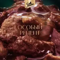 Влажный корм Sheba для кошек, курица в соусе, пауч 75 г