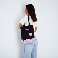 Шопер детский для девочки &laquo;Выделяйся&raquo;, без молнии, без подкладки, цвет чёрный