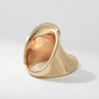 Кольцо металл &laquo;Тренд&raquo; пружинка, цвет золото, размер 17