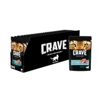 Влажный корм Crave для кошек, пауч лосось  в желе 70г
