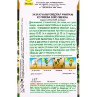 Семена цветов Экзакум (Персидская фиалка) Королева белоснежка  (драже) , Ц/П,4 шт.