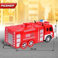 Робот &laquo;Огнеборец&raquo;, трансформируется, световые и звуковые эффекты