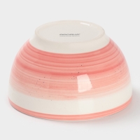 Салатник Доляна "А-ля Прима" 14см, 14,5х8, цвет розовый