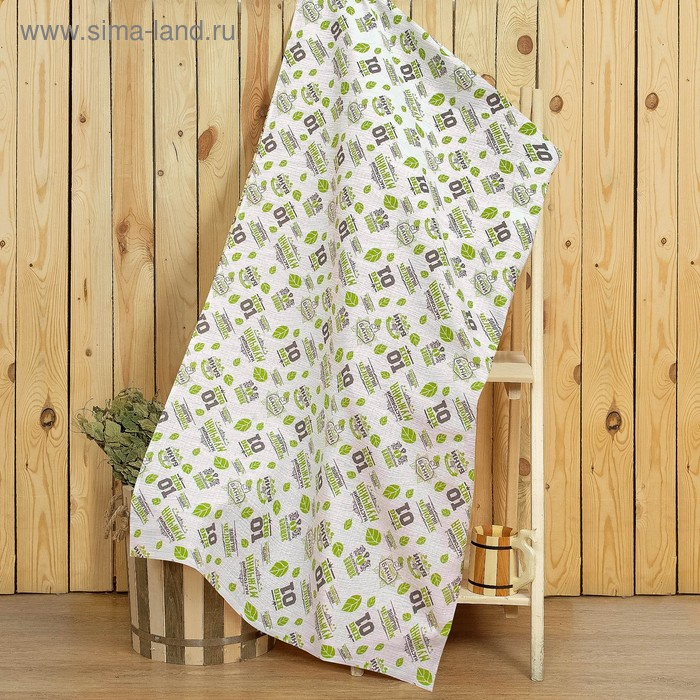 Полотенце для бани «Герой бани» 80х150 см, 100% хл, вафельное полотно Полотенце для бани «Герой бани» 80х150 см, 100% хл, вафельное полотно