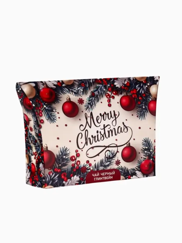 Чай черный новогодний Merry Christmas со вкусом глинтвейна, 20 г