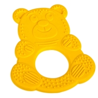 Прорезыватель силиконовый «Мишутка», цвет МИКС, КНОПА Прорезыватель силиконовый «Мишутка», цвет МИКС, КНОПА