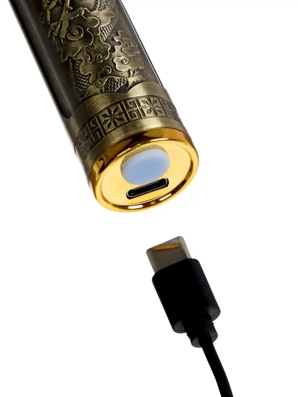 Машинка для стрижки LTRI-28, портативная, 300 мАч, 4 насадки, USB