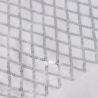 Колпак новогодний "Сетка сияние" 30х38 см, бело-серебристый Колпак новогодний "Сетка сияние" 30х38 см, бело-серебристый