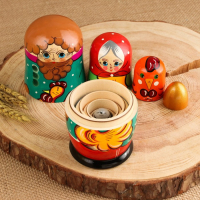 Матрёшка &laquo;Курочка Ряба&raquo;, сюжетная, 5 кукольная, 13,5 - 15 см., микс