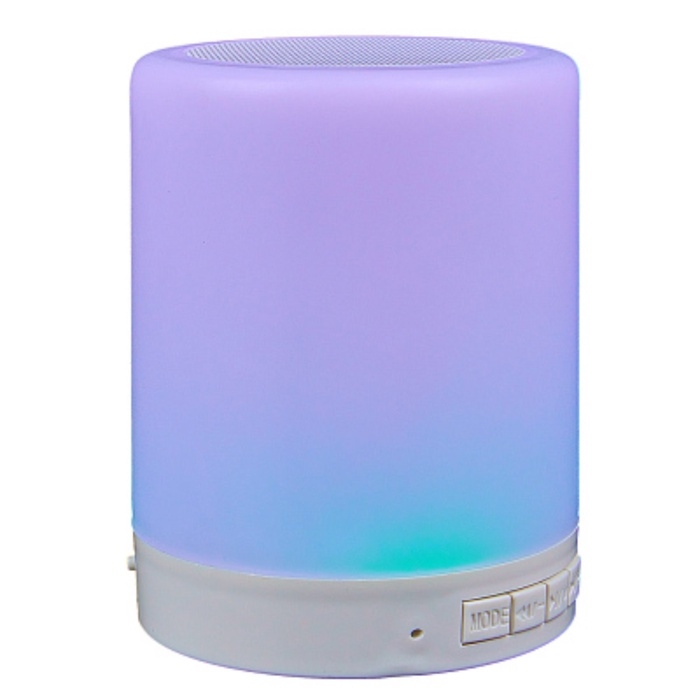 Портативная колонка PERO WS04, 3 Вт, Bluetooth 5.3, 400 мАч, подсветка, белая Портативная колонка PERO WS04, 3 Вт, Bluetooth 5.3, 400 мАч, подсветка, белая