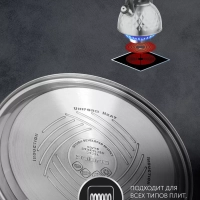 Чайник 3л со свистком Kontur 3L.индукция