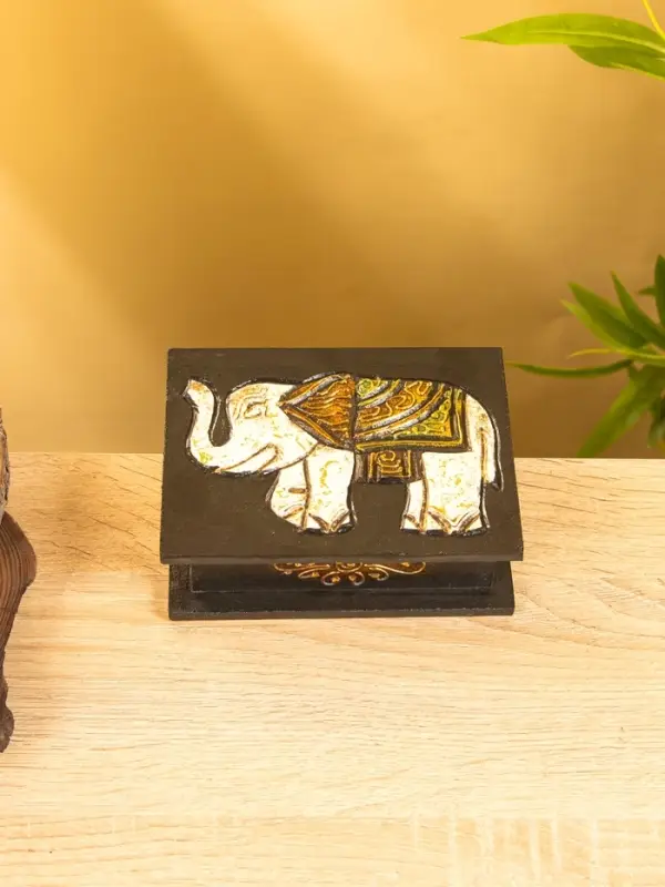 Шкатулка &laquo;Слон&raquo;, 15&times;11&times;5 см, МДФ