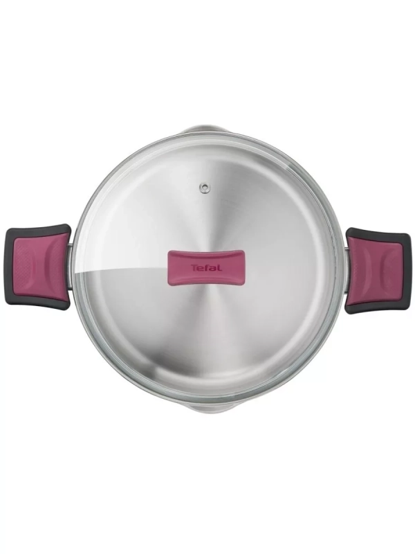 Кастрюля со стеклянной крышкой Cook&Clip 20 см, 2,9 л