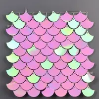 Панель с пайетками для фотозоны 30*30 см голография