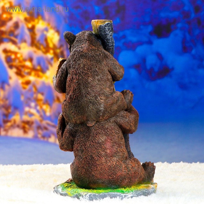 Садовая фигура "Медведь "Давай дружить!" 55х34см
