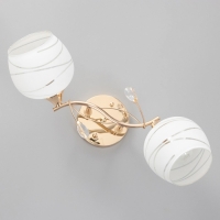 Люстра потолочная Люси 2хE27 40Вт Золото Люстра потолочная Люси 2хE27 40Вт Золото