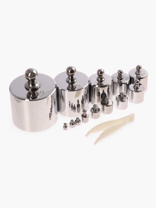 Весы лабораторные, с набором гирь 2000 г.