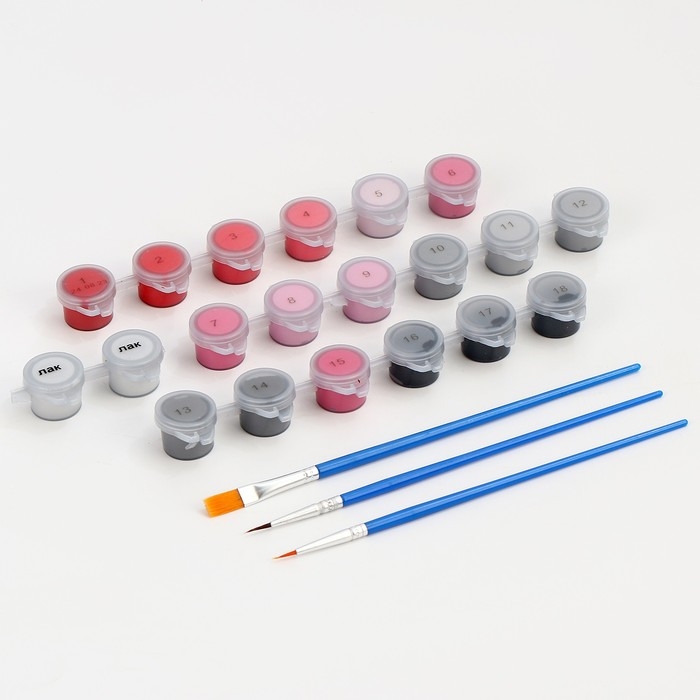 Картина по номерам на холсте с подрамником "Вечерняя страсть" 40*50 см