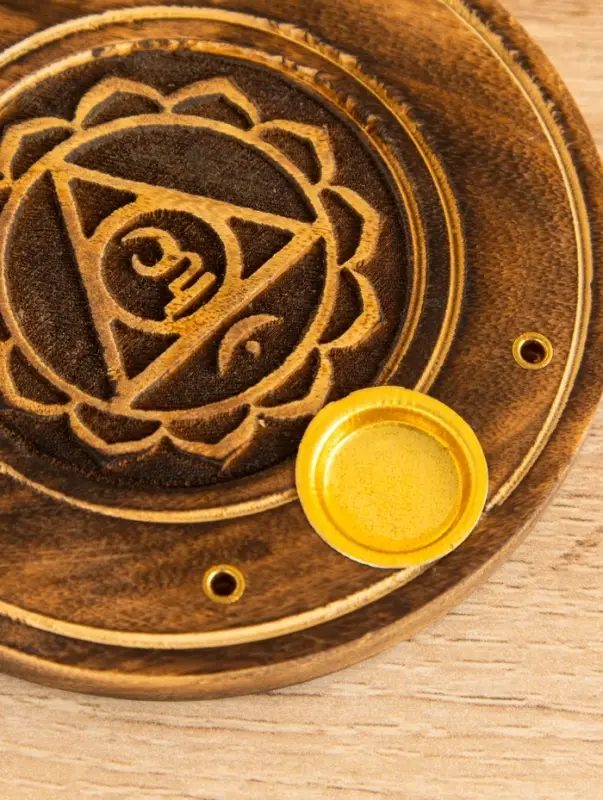 Подставка под благовония "Чакра" дерево 10 см