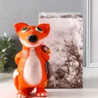 Копилка для денег &laquo;Хитрый лис&raquo;, гипс, 25&times;13.5&times;13.5 см