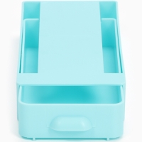 Скрытый потайной ящик, для хранения под стол, 20 х 9 х 4см, голубой Скрытый потайной ящик, для хранения под стол, 20 х 9 х 4см, голубой