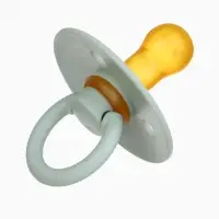 Набор классических пустышек, 2 шт., латекс, цв.айвори/зеленый, в контейнере, от 0 +., M&B