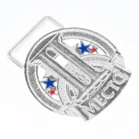 Медаль призовая серебро, d=3.5 см, 2 место, без ленты