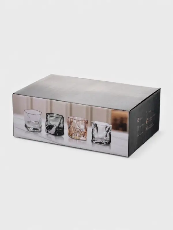 Набор стаканов "IceBar.Gold" 6 шт, 250 мл, золотой обод