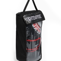 Боксерские перчатки FIGHT EMPIRE, ART, натуральная кожа, чёрные, размер 12 oz