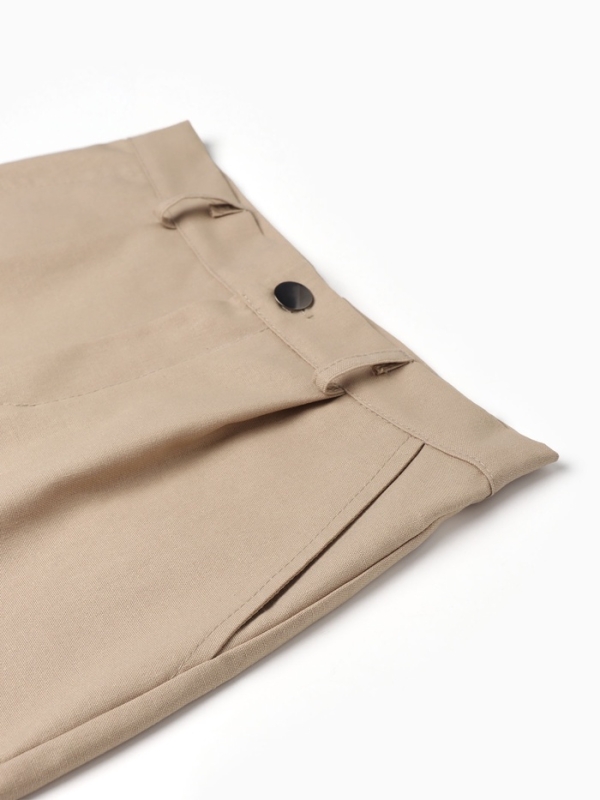 Шорты для мальчика, MINAKU: Eco style, тёмно-бежевые, рост 134 см