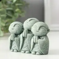 Сувенир песчаник "Статуя Дзидзо" 3,8х9,5х6,7 см