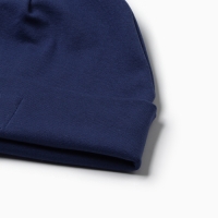 Шапка для девочки "Hello ladies", цвет индиго, размер 54-58 Шапка для девочки "Hello ladies", цвет индиго, размер 54-58