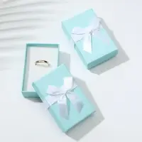 Коробочка подарочная под набор &laquo;Тиффани&raquo;, 5&times;8, голубая, вставка белая