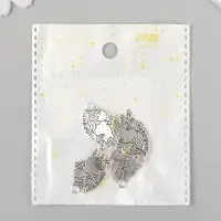 Металлический элемент, декоративная подвеска &laquo;Арт Узор. Единорожка: Нафеячу!&raquo;, 1.7&times;2.4 см