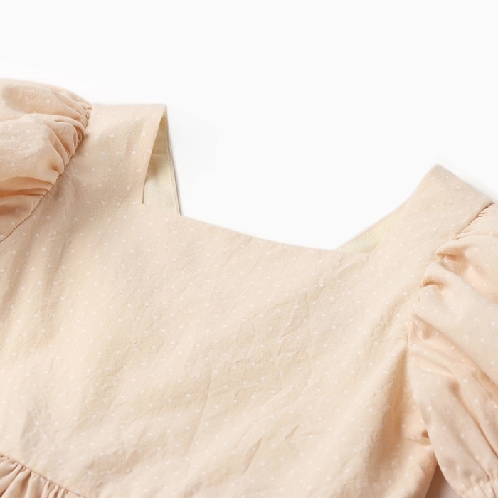 Платье нарядное детское MINAKU: PartyDress, цвет молочный, рост 110 см Платье нарядное детское MINAKU: PartyDress, цвет молочный, рост 110 см