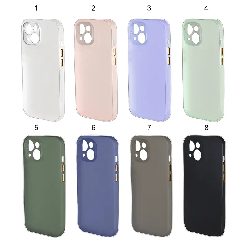 Силикон iPh 14 (6.1) Pudding Slim (с закрытой камерой)