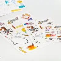 Наклейки бумажные Sticker Pack на заказ, L