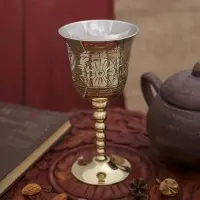 Бокал латунь для вина 8х7х17 см