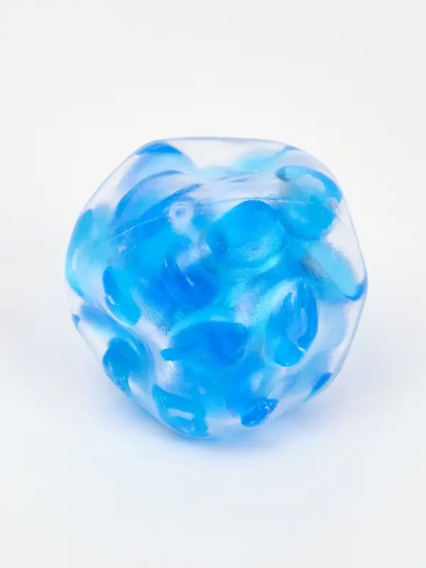 Мялка "Шар с камушками", цвета МИКС