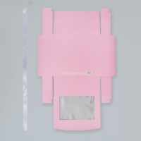 Коробка-фоторамка подарочная складная, упаковка, «Розовая вата», 20 х 18 х 5 см Коробка-фоторамка подарочная складная, упаковка, «Розовая вата», 20 х 18 х 5 см